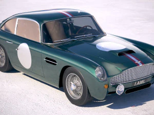 Aston Martin DB4 GT Continuation 2018 3D Model