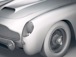 Aston Martin DB4 GT Continuation 2018 3D Model