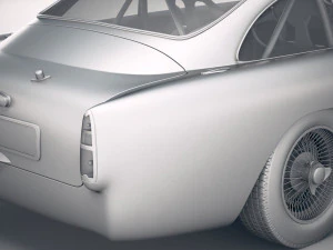 Aston Martin DB4 GT Continuation 2018 3D Model