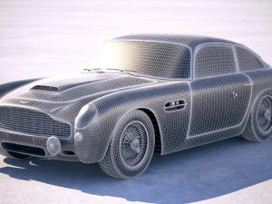 Aston Martin DB4 GT Continuation 2018 3D Model