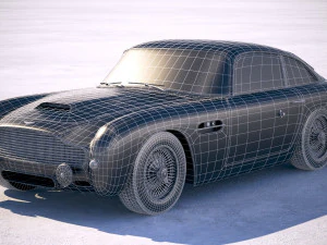 Aston Martin DB4 GT Continuation 2018 3D Model