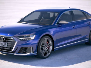 Audi S8 2020 3D Model