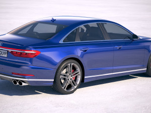 Audi S8 2020 Modelo 3D