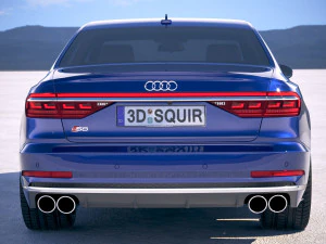 Audi S8 2020 3D Model