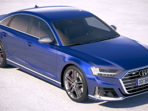 Audi S8 2020 Modelo 3D