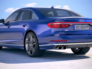 Audi S8 2020 3D Model