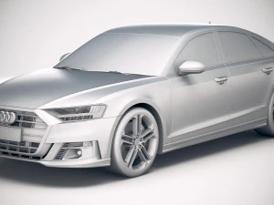 Audi S8 2020 3D Model