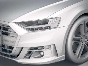 Audi S8 2020 3D Model