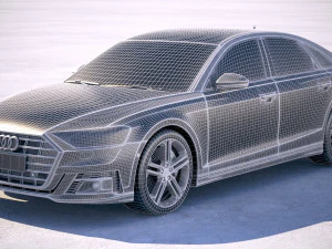 Audi S8 2020 3D Model