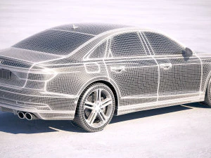 Audi S8 2020 3D Model