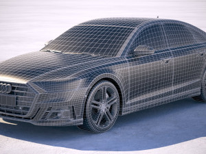 Audi S8 2020 Modelo 3D