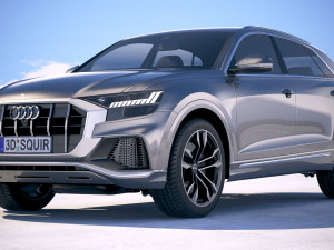 Audi SQ8 2019 3D मॉडल