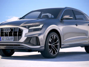 Audi SQ8 2019 Modello 3D