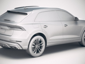 Audi SQ8 2019 3D मॉडल