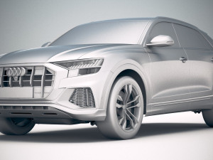 Audi SQ8 2019 3D मॉडल