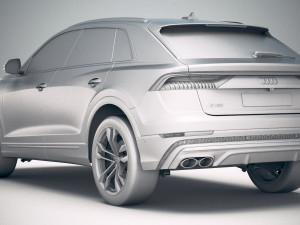 Audi SQ8 2019 3D मॉडल