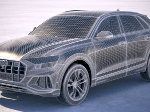 Audi SQ8 2019 Modello 3D