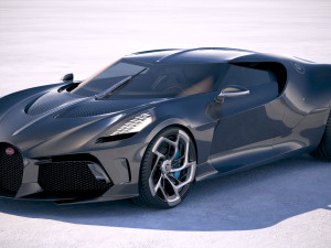Bugatti La Voiture Noire 2019 3D Model