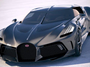 Bugatti La Voiture Negra 2019 Modelo 3D