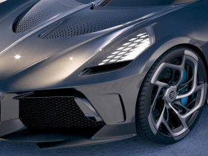 Bugatti La Voiture Negra 2019 Modelo 3D