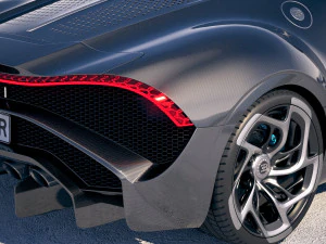 Bugatti La Voiture Negra 2019 Modelo 3D