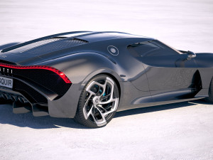 Bugatti La Voiture Noire 2019 3D-Modell
