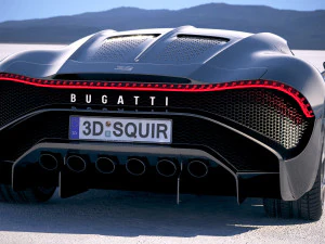 Bugatti La Voiture Negra 2019 Modelo 3D