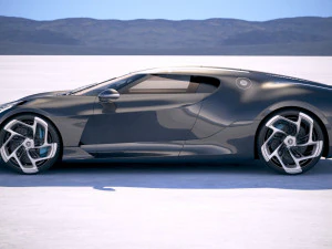 Bugatti La Voiture Negra 2019 Modelo 3D