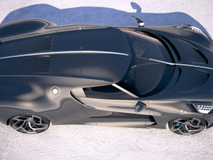 Bugatti La Voiture Noire 2019 3D-Modell