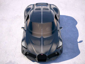 Bugatti La Voiture Negra 2019 Modelo 3D