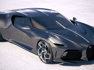 Bugatti La Voiture Noire 2019 3D-Modell