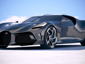 Bugatti La Voiture Noire 2019 3D-Modell