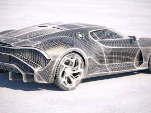 Bugatti La Voiture Noire 2019 3D-Modell