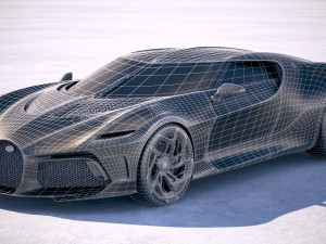 Bugatti La Voiture Noire 2019 3D-Modell