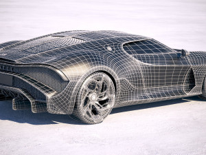 Bugatti La Voiture Noire 2019 3D-Modell