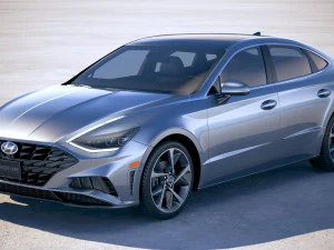 Hyundai Sonata US 2020 3D Modell