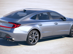Hyundai Sonata US 2020 Modello 3D