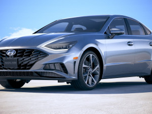 Hyundai Sonata US 2020 Modello 3D