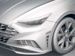 Hyundai Sonata US 2020 3D Model