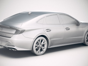 Hyundai Sonata US 2020 Modello 3D