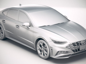Hyundai Sonata US 2020 Modello 3D