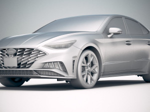 Hyundai Sonata US 2020 Modello 3D