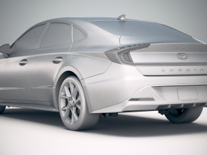 Hyundai Sonata US 2020 Modello 3D