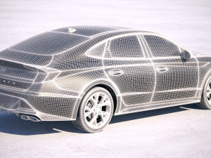 Hyundai Sonata US 2020 Modello 3D