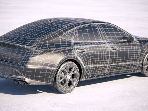 Hyundai Sonata US 2020 Modello 3D