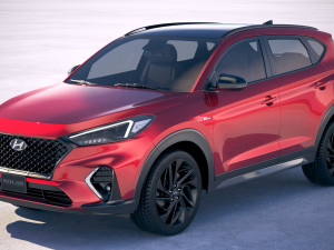 Hyundai Tucson N-line 2019 3D Model