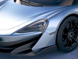 Mclaren 600LT 2019 3D Model