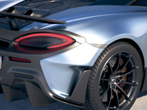 Mclaren 600LT 2019 3D Model