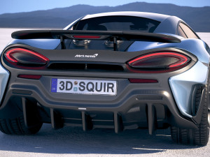Mclaren 600LT 2019 3D Model