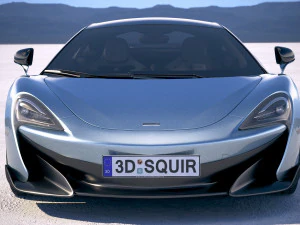 Mclaren 600LT 2019 3D Model